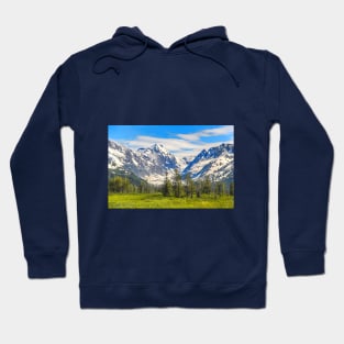 USA. Alaska. Snow-Covered Mountains. Hoodie